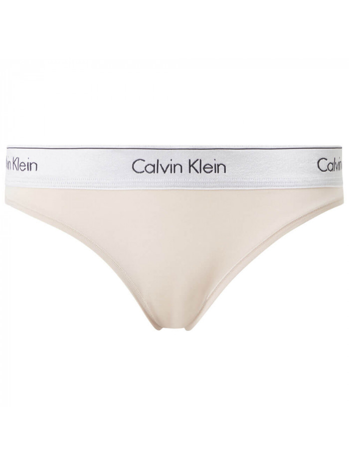 Culottes Femme Calvin Klein MC Metallic-Bikini Beige