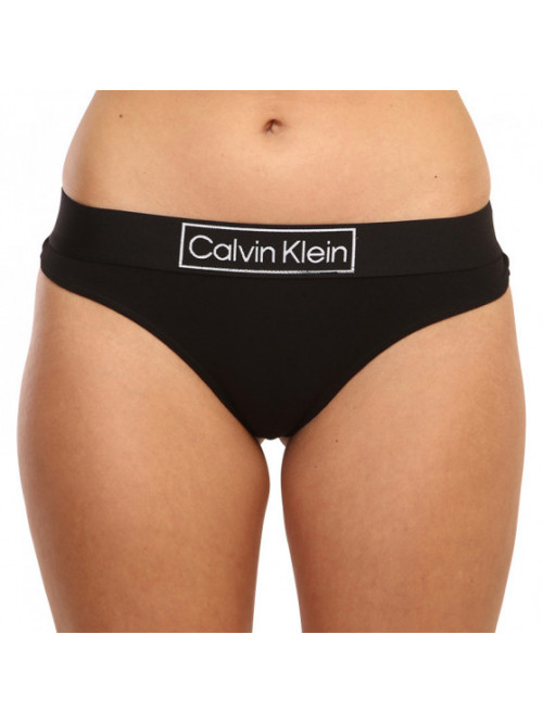 String Femme Calvin Klein Reimagined Heritage Thong Noir
