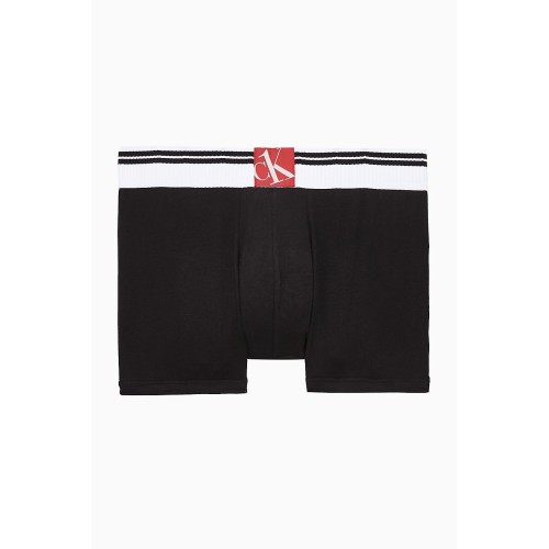 Boxers pour hommes Calvin Klein CK ONE Logo Rouge Noir