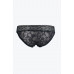 Culotte Femme Calvin Klein Wildflower-Bikini Noir Culotte Femme Calvin Klein Wildflower-Bikini Noir