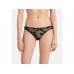 Culotte Bikini Femme Calvin Klein Lily Lace - Dentelle Noire Culotte Bikini Femme Calvin Klein Lily Lace - Dentelle Noire