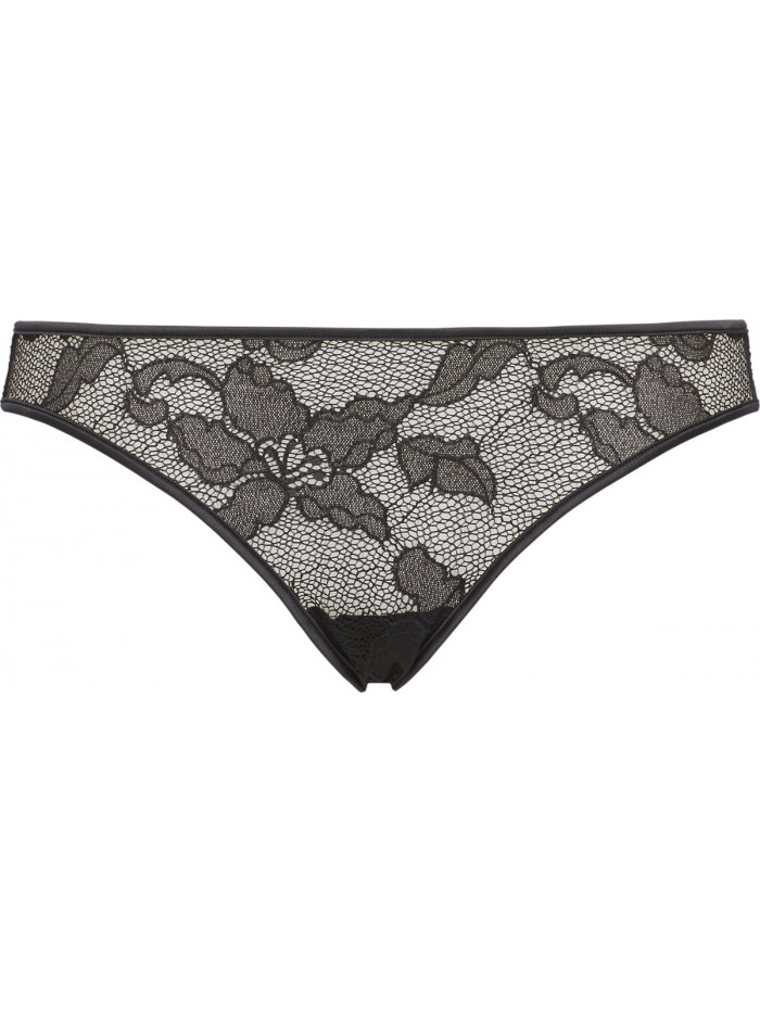 Culotte Bikini Femme Calvin Klein Lily Lace - Dentelle Noire