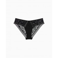 Culotte Femme Calvin Klein Wildflower-Bikini Noir Culotte Femme Calvin Klein Wildflower-Bikini Noir