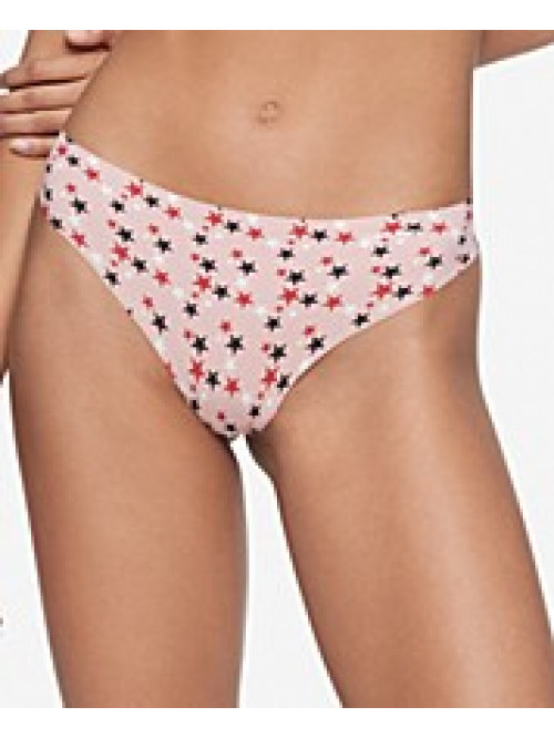 String Femme Calvin Klein Bottoms Up Refresh Thong Rose avec Étoiles