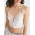 Soutien-gorge Femme Tommy Hilfiger Eyelet-Triangle Bra Ivoire Soutien-gorge Femme Tommy Hilfiger Eyelet-Triangle Bra Ivoire