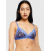 Soutien-gorge Femme Tommy Hilfiger Original Dentelle-Triangle Imprimé Non Rembourré Bleu Soutien-gorge Femme Tommy Hilfiger Original Dentelle-Triangle Imprimé Non Rembourré Bleu