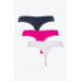 Strings pour femme Tommy Hilfiger Recycled Micro Lace Thong rose clair, rose foncé, noir 3-pack Strings pour femme Tommy Hilfiger Recycled Micro Lace Thong rose clair, rose foncé, noir 3-pack