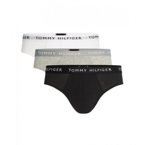 Slips Homme Tommy Hilfiger Gris, Blanc, Noir 3-Pack