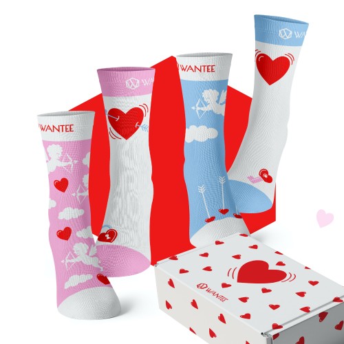 Cadeau de Saint-Valentin – Chaussettes d’amour pour couple Wantee Cadeau de Saint-Valentin – Chaussettes d’amour pour couple Wantee