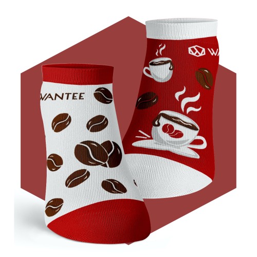 Chaussettes Basses Café Wantee Chaussettes Basses Café Wantee