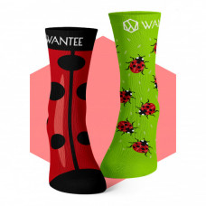 Chaussettes enfantines avec des coccinelles Wantee Chaussettes enfantines avec des coccinelles Wantee
