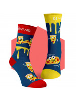 Chaussettes Crazy Pizza Wantee Chaussettes Crazy Pizza Wantee