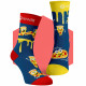 Chaussettes Crazy Pizza Wantee Chaussettes Crazy Pizza Wantee