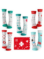 Chaussettes Medical Wantee 5-pack coffret cadeau Chaussettes Medical Wantee 5-pack coffret cadeau