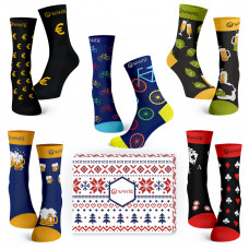 Chaussettes Club Homme Wantee 5-pack coffret cadea... Chaussettes Club Homme Wantee 5-pack coffret cadea...