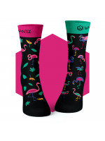 Chaussettes Flamants Roses Wantee Chaussettes Flamants Roses Wantee