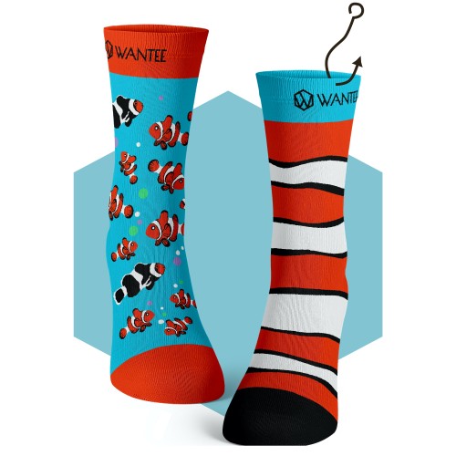 Chaussettes Poisson-Clown Wantee Chaussettes Poisson-Clown Wantee