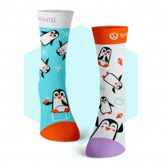 Chaussettes Pingouins Joyeux Wantee Chaussettes Pingouins Joyeux Wantee