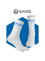 Chaussettes Basic White and Blue Wantee Chaussettes Basic White and Blue Wantee