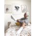 Chaussettes Basic White and Blue Wantee Chaussettes Basic White and Blue Wantee