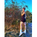 Chaussettes Basic White and Blue Wantee Chaussettes Basic White and Blue Wantee
