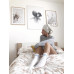 Chaussettes Basic White and Blue Wantee Chaussettes Basic White and Blue Wantee