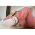Chaussettes Basic White and Red Wantee Chaussettes Basic White and Red Wantee