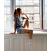 Chaussettes Basic White and Red Wantee Chaussettes Basic White and Red Wantee