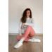 Chaussettes Basic White and Red Wantee Chaussettes Basic White and Red Wantee