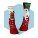 Chaussettes Père Noël Joyeux et Renne Heureux Wa... Chaussettes Père Noël Joyeux et Renne Heureux Wa...