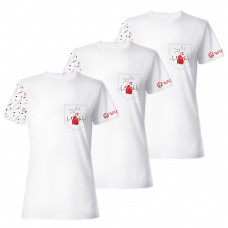 T-shirt médical pour femme Wantee 3-Pack T-shirt médical pour femme Wantee 3-Pack