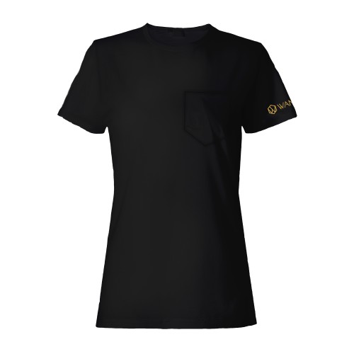 T-shirt Femme Pure Black Wantee noir
